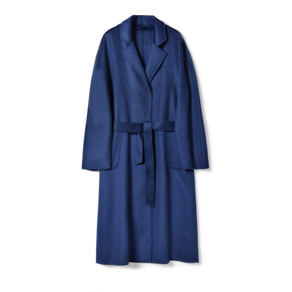 100% Cashmere-Wool Blend Iconic Coat