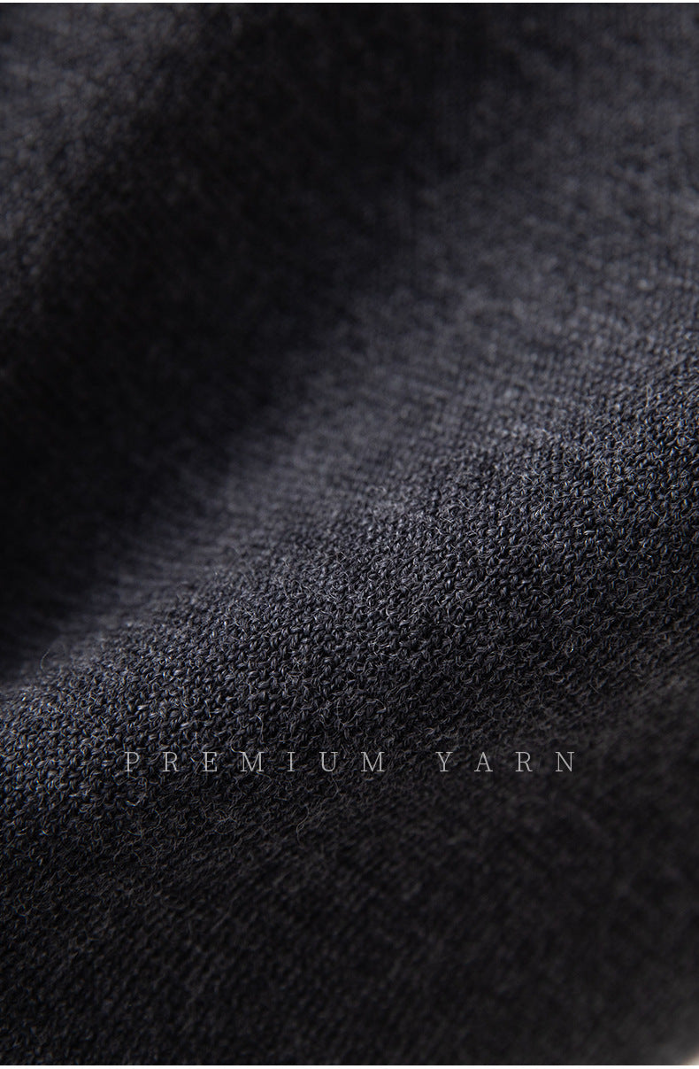 Ultra-fine Merino Wool Polo Collar Sweater