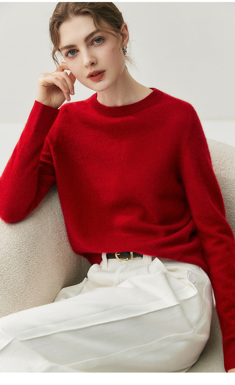 Cashmere and wool Crew Neck Jumper