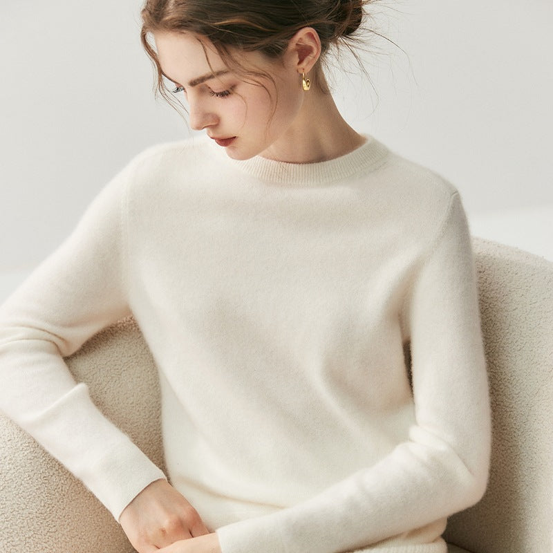 Cashmere and wool Crew Neck Jumper