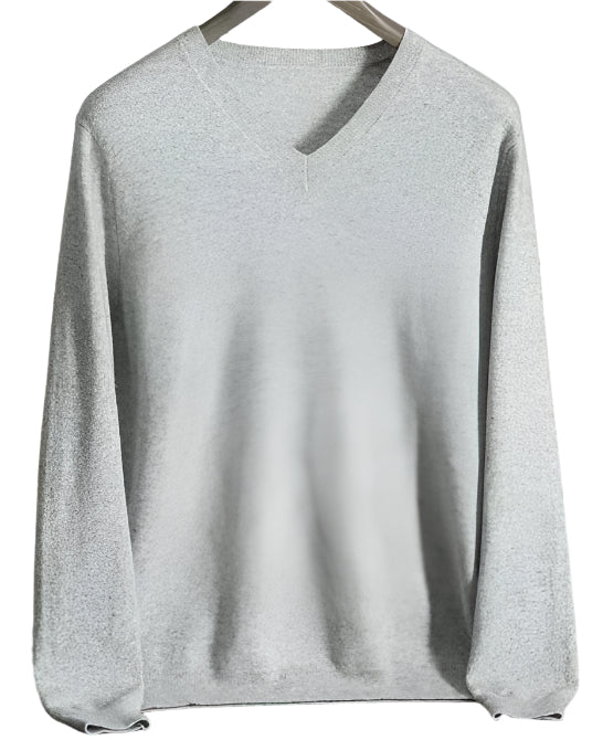 Audrie Men: 100% Cashmere V Neck Jumper