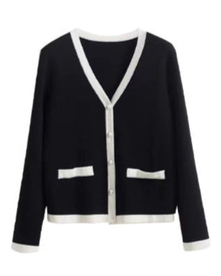 100% Ultra-fine Timeless Elegance Chanel-look Set - Cardigan, Vest & Skirt