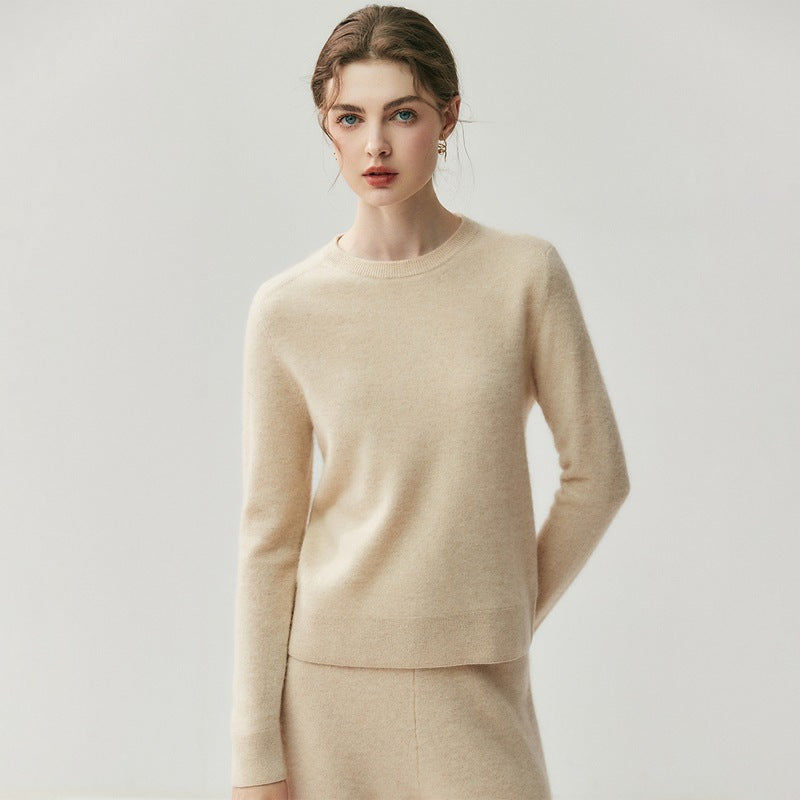 Cashmere and wool Crew Neck Jumper