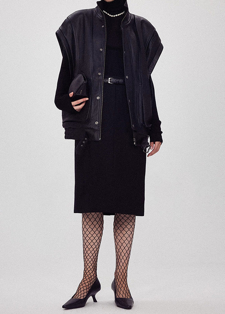 Women's Italian Fine Wool Pencil Midi Skirt