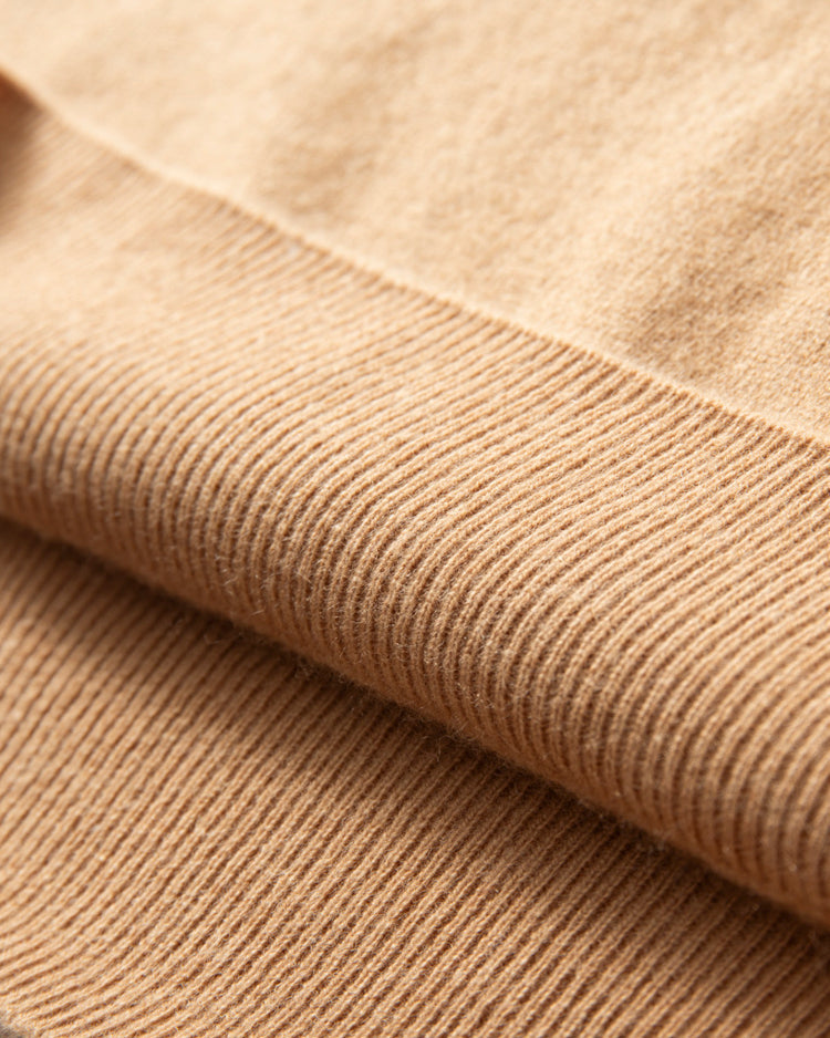 Men's Classic Collection: Ultra-soft 100% Cashmere and Wool Blend Mock Neck Jumper (14 colours)