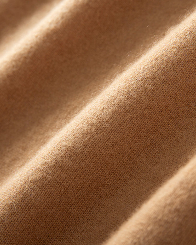 Men's Classic Collection: Ultra-soft 100% Cashmere and Wool Blend Mock Neck Jumper (14 colours)