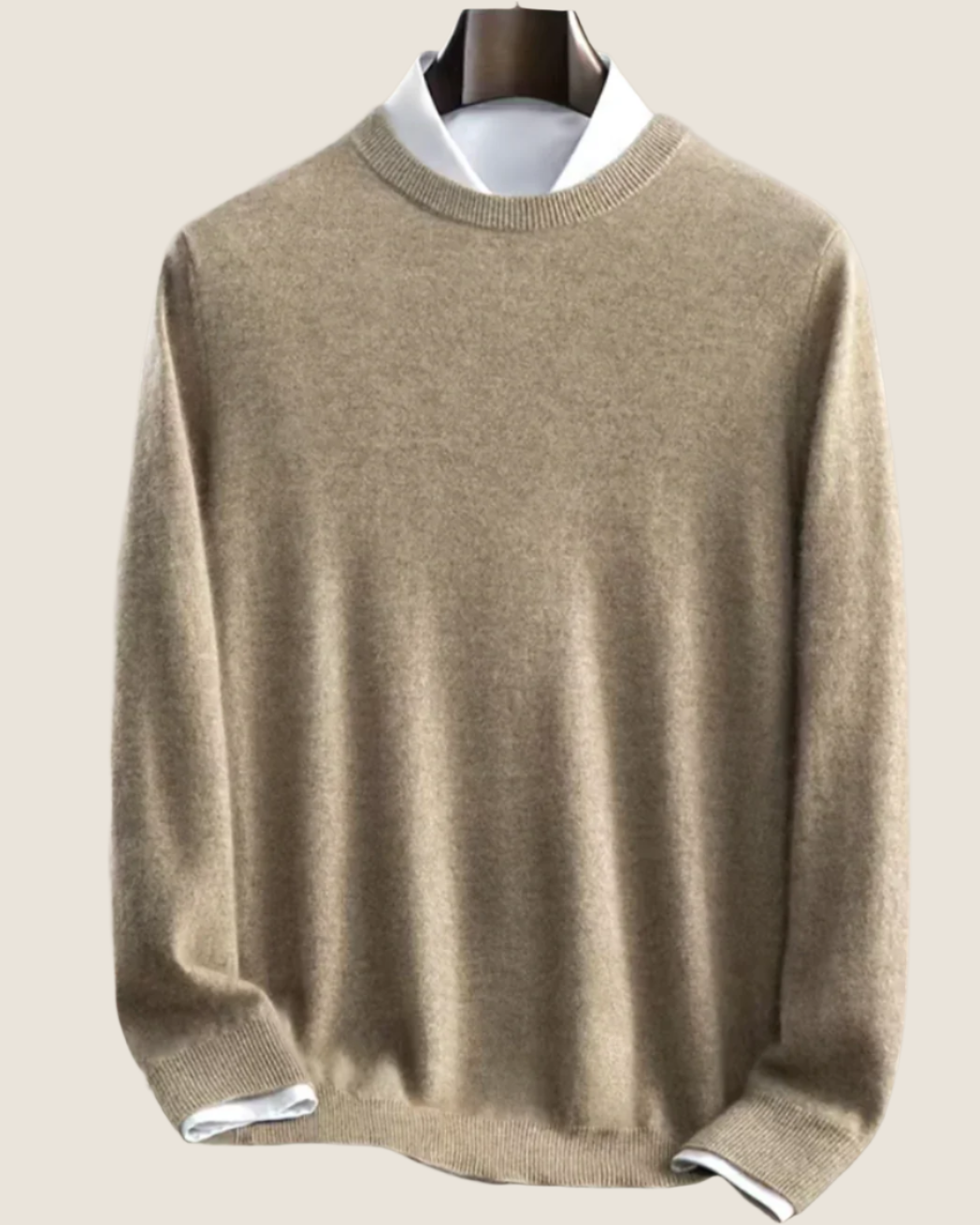 Audrie Men: 100% Cashmere Crew Neck Jumper