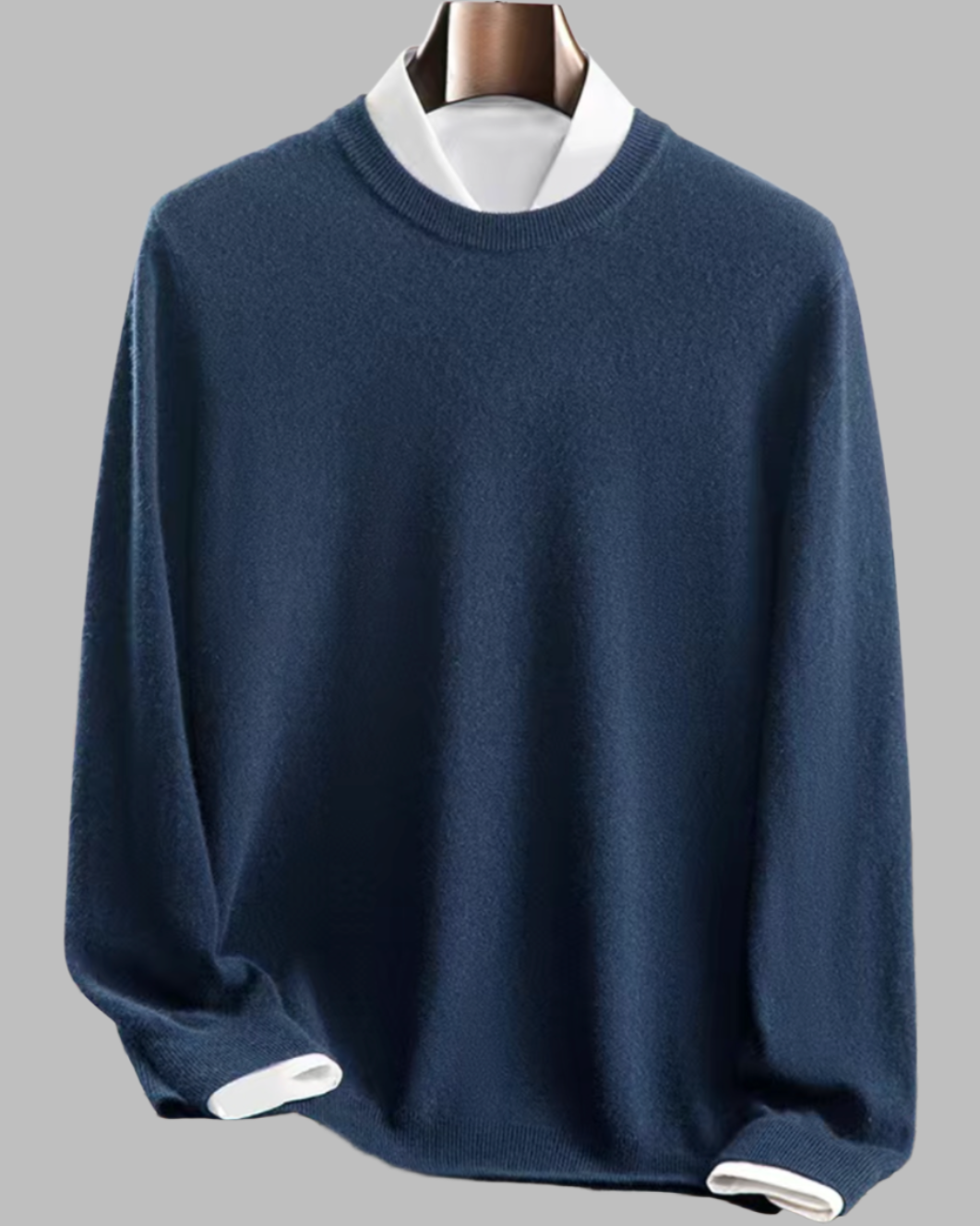 Audrie Men: 100% Cashmere Crew Neck Jumper