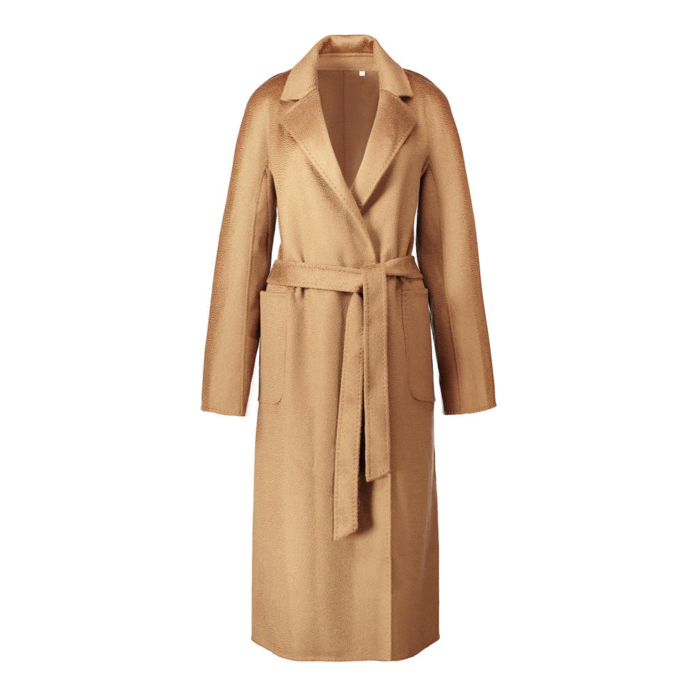 Audrie Women: 100% Cashmere-Wool Blend Iconic Coat