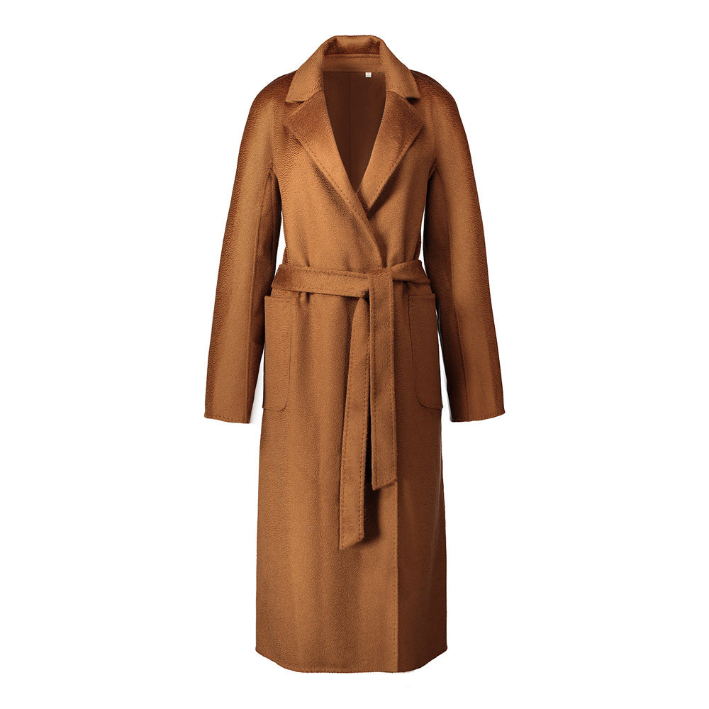 Audrie Women: 100% Cashmere-Wool Blend Iconic Coat