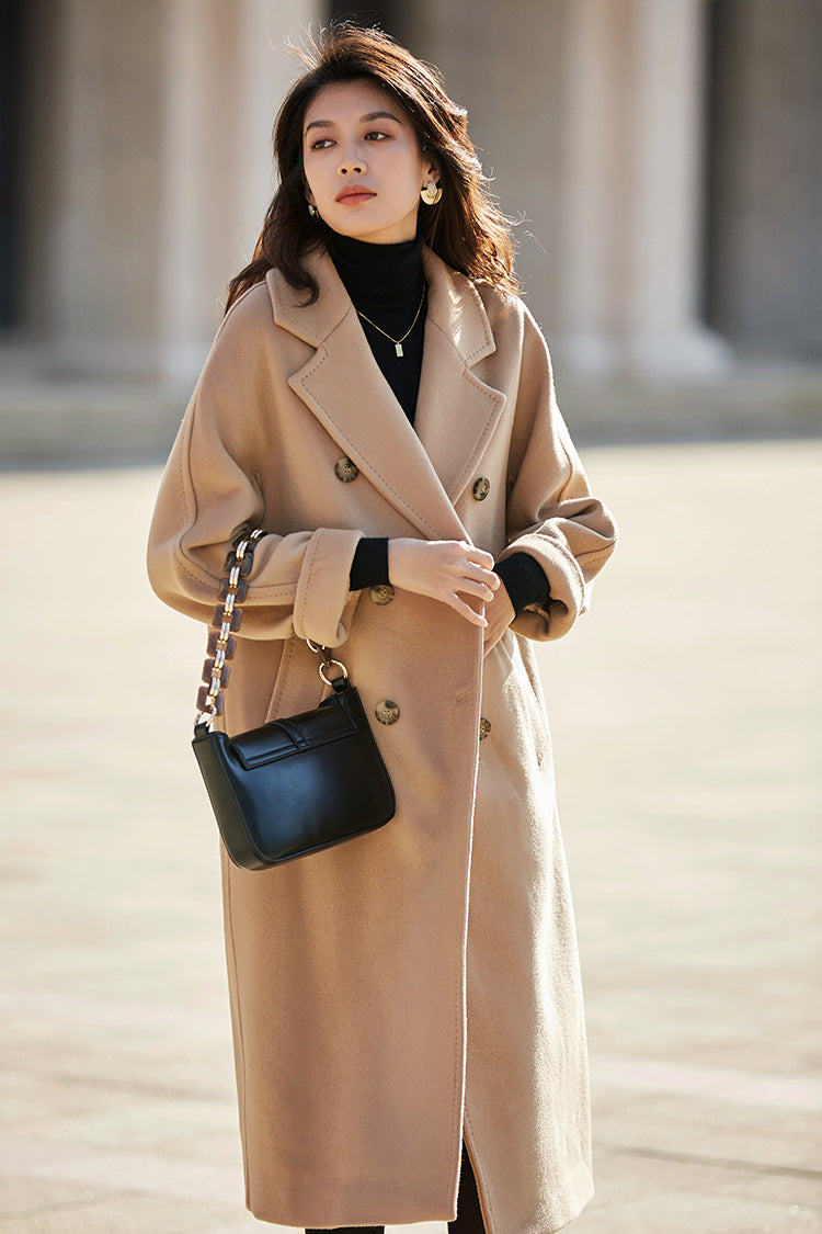 Audrie Women: Iconic 100% Wool Coat