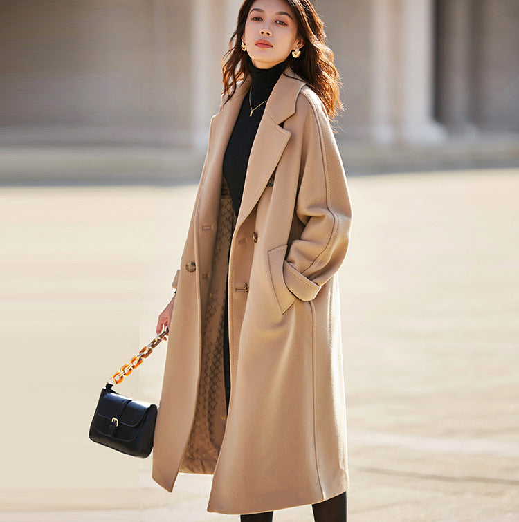 Audrie Women: Iconic 100% Wool Coat