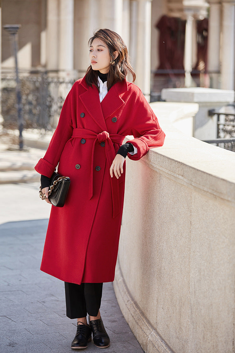 Audrie Women: Iconic 100% Wool Coat