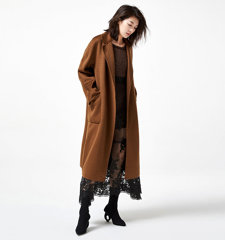 Audrie Women: 100% Cashmere-Wool Blend Iconic Coat