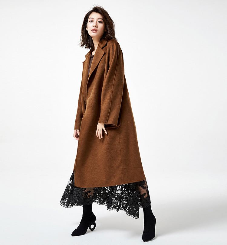 Audrie Women: 100% Cashmere-Wool Blend Iconic Coat