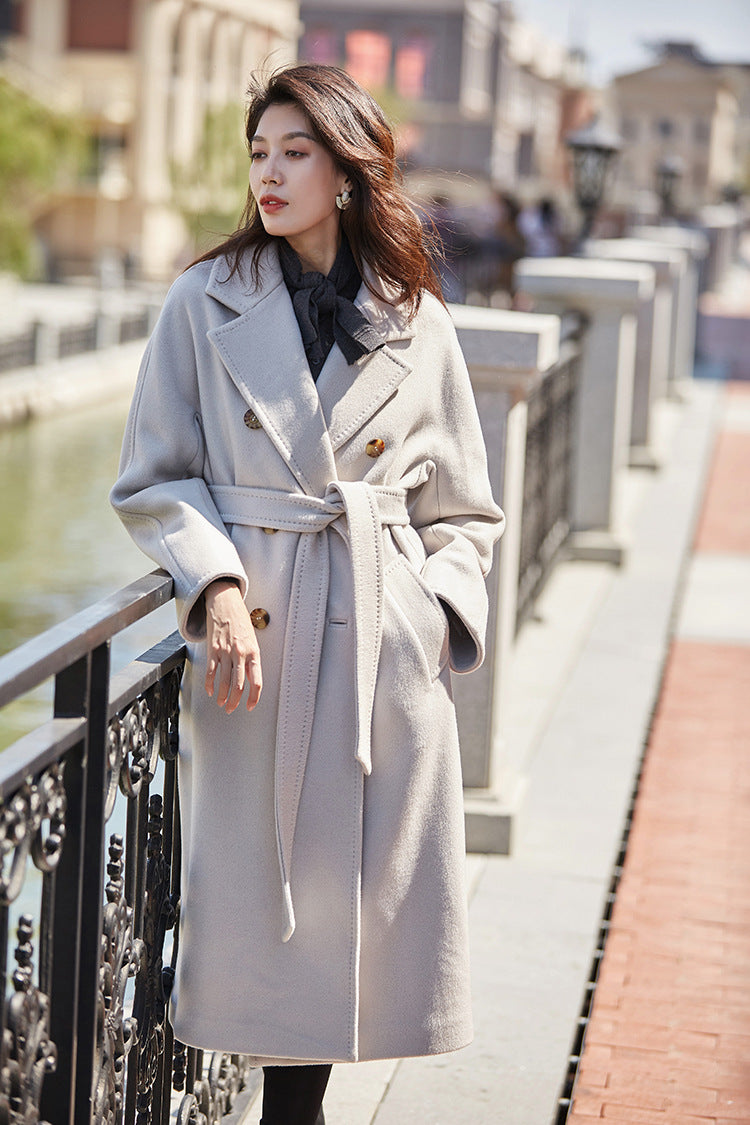 Audrie Women: Iconic 100% Wool Coat