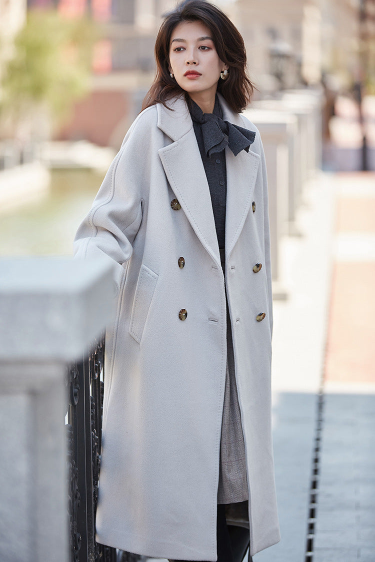 Audrie Women: Iconic 100% Wool Coat