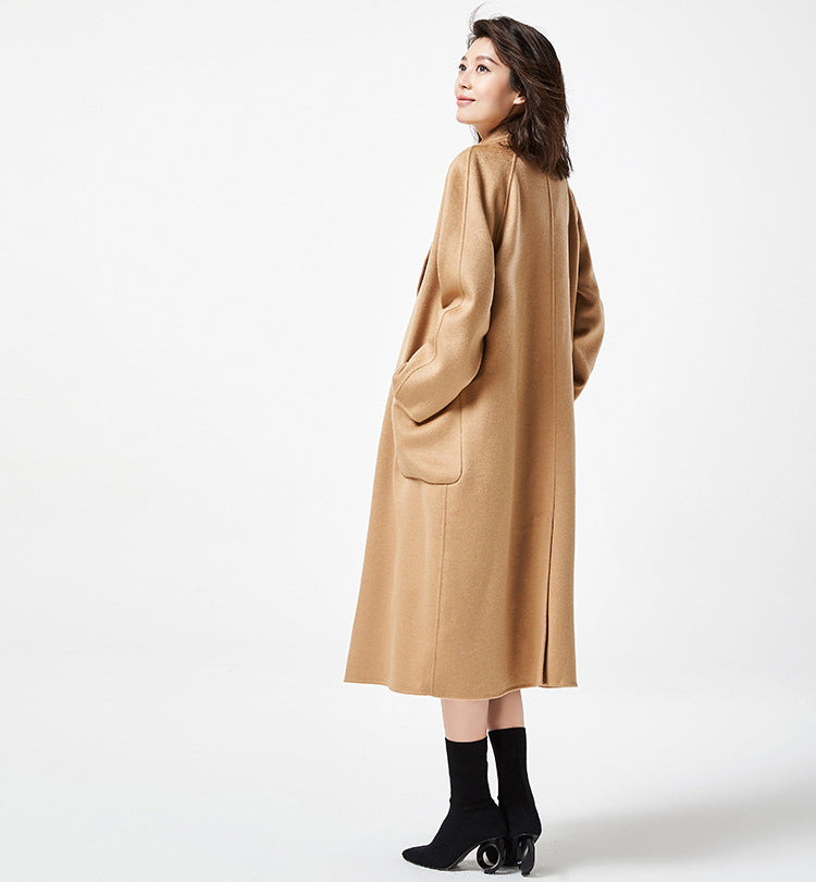 Audrie Women: 100% Cashmere-Wool Blend Iconic Coat