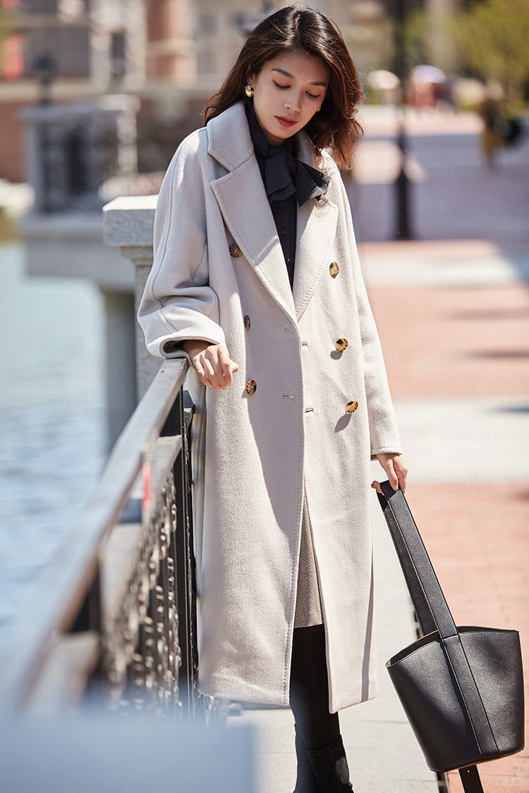 Audrie Women: Iconic 100% Wool Coat