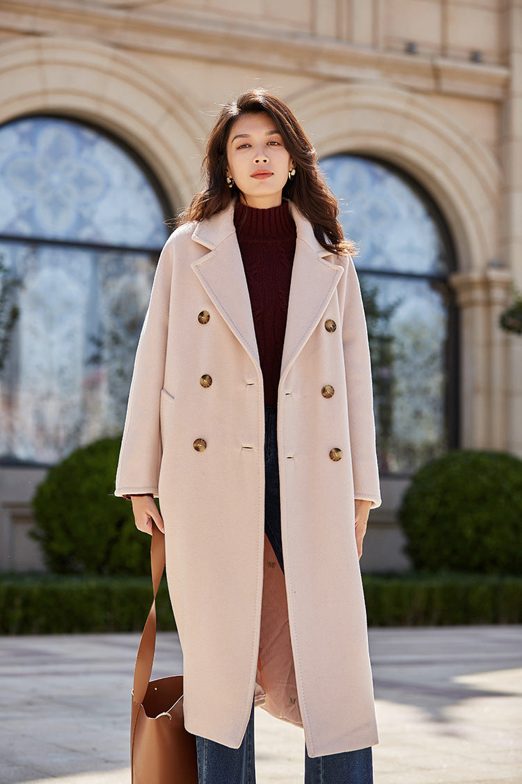 Audrie Women: Iconic 100% Wool Coat