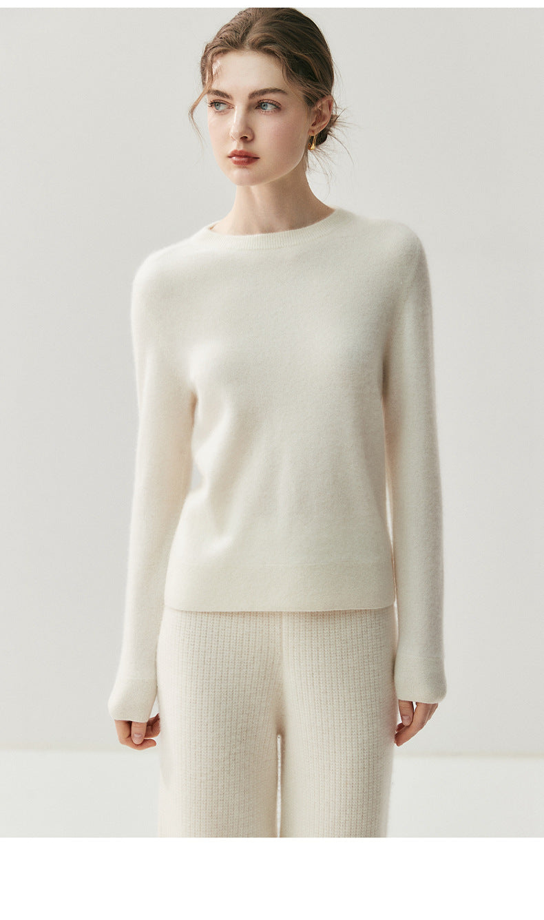 Cashmere and wool Crew Neck Jumper