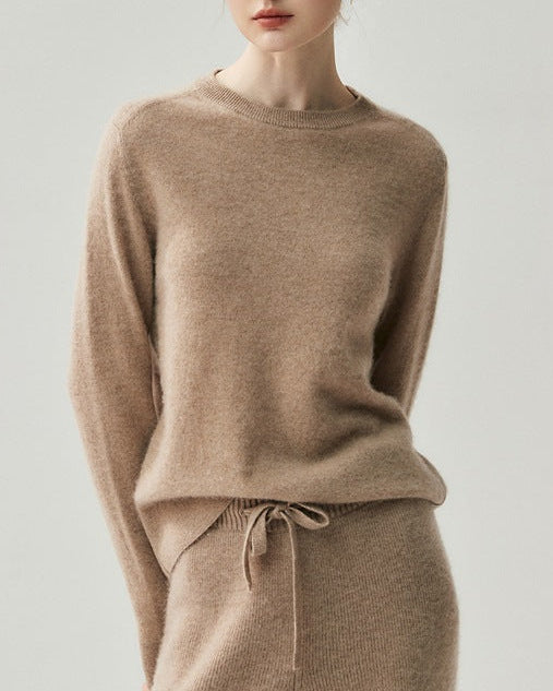 Cashmere and wool Crew Neck Jumper