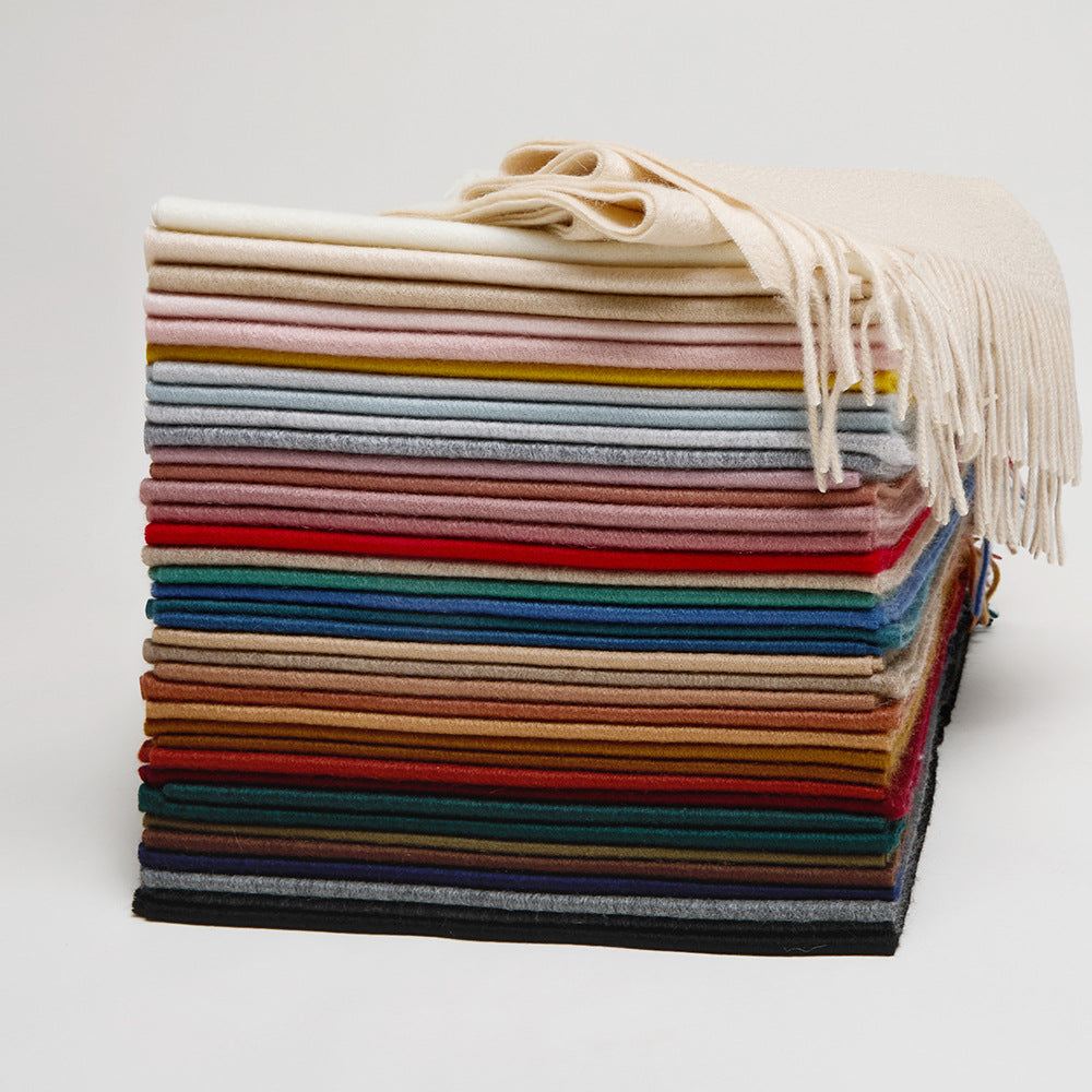 Audrie: 100% Cashmere Luxury Scarf - 42 Colour Options