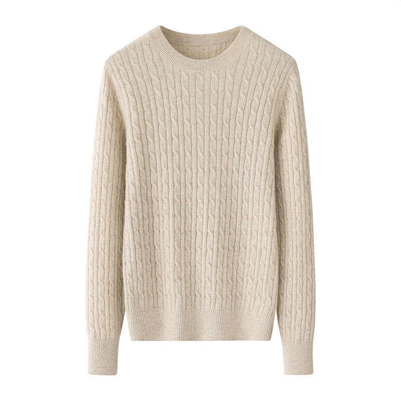 Audrie Women: 100% Cashmere Marcaron Cable-knit Jumper