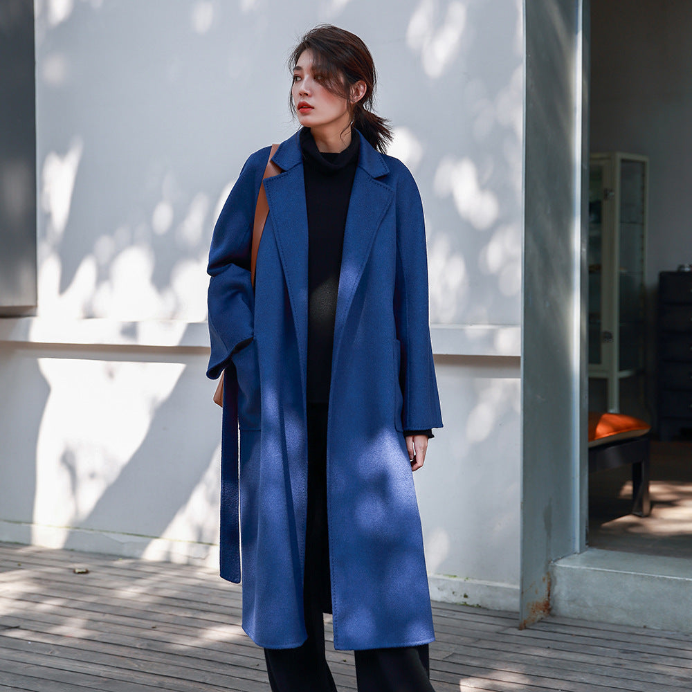 Audrie Women: 100% Cashmere-Wool Blend Iconic Coat