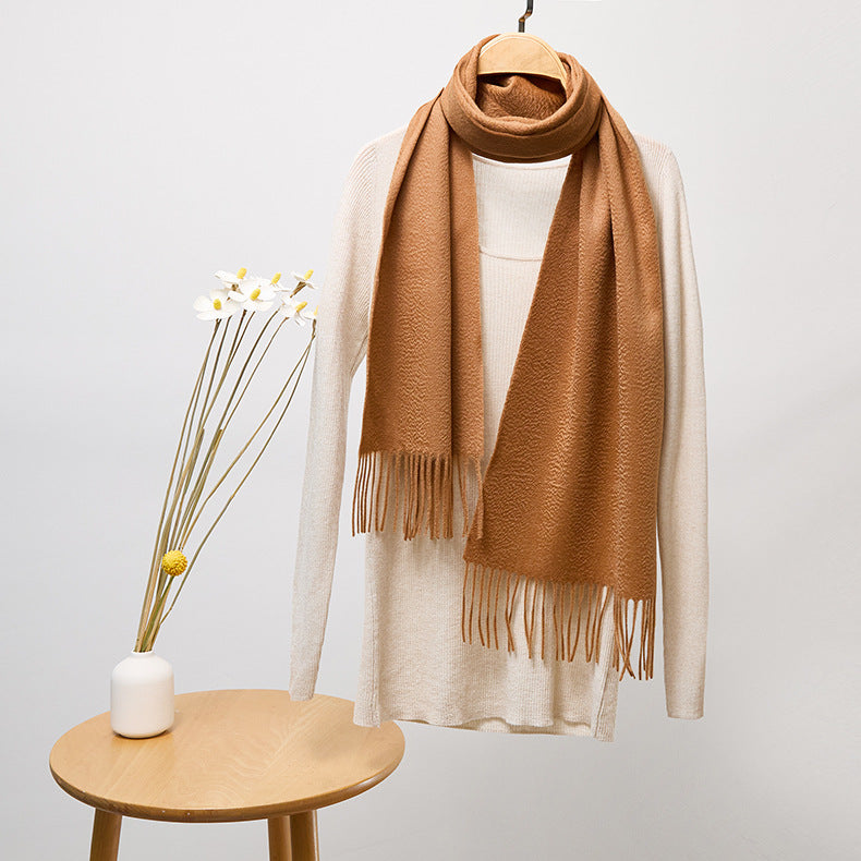 Audrie: 100% Cashmere Luxury Scarf - 42 Colour Options